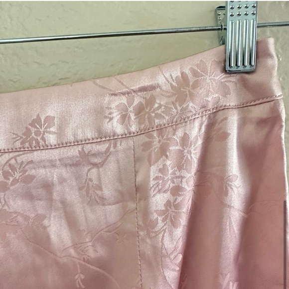 Jacquard Dusty Pink Two-Piece Crop Top and Tiered Skirt size small - Picture 8 of 8